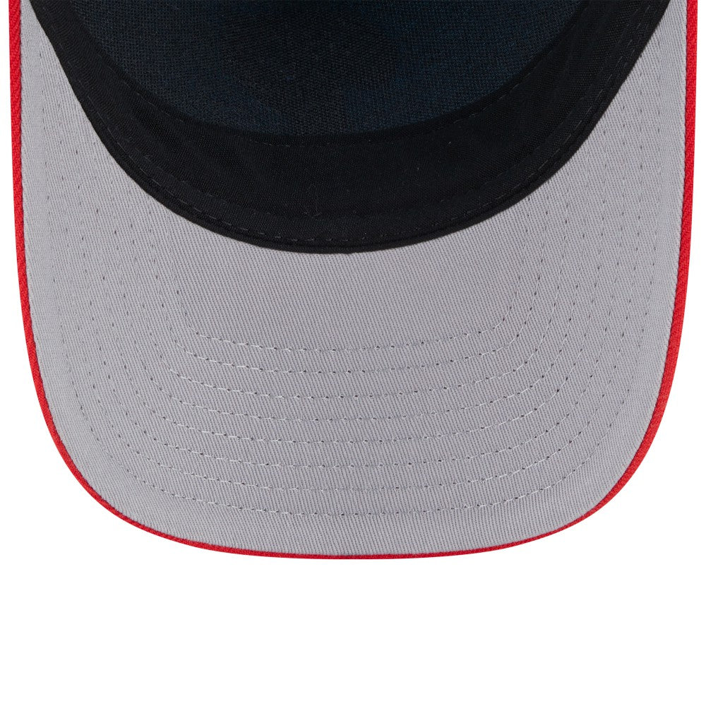 Miami Marlins New Era 2025 Fourth of July 9FORTY A-Frame M-Crown Adjustable Trucker Hat Sale