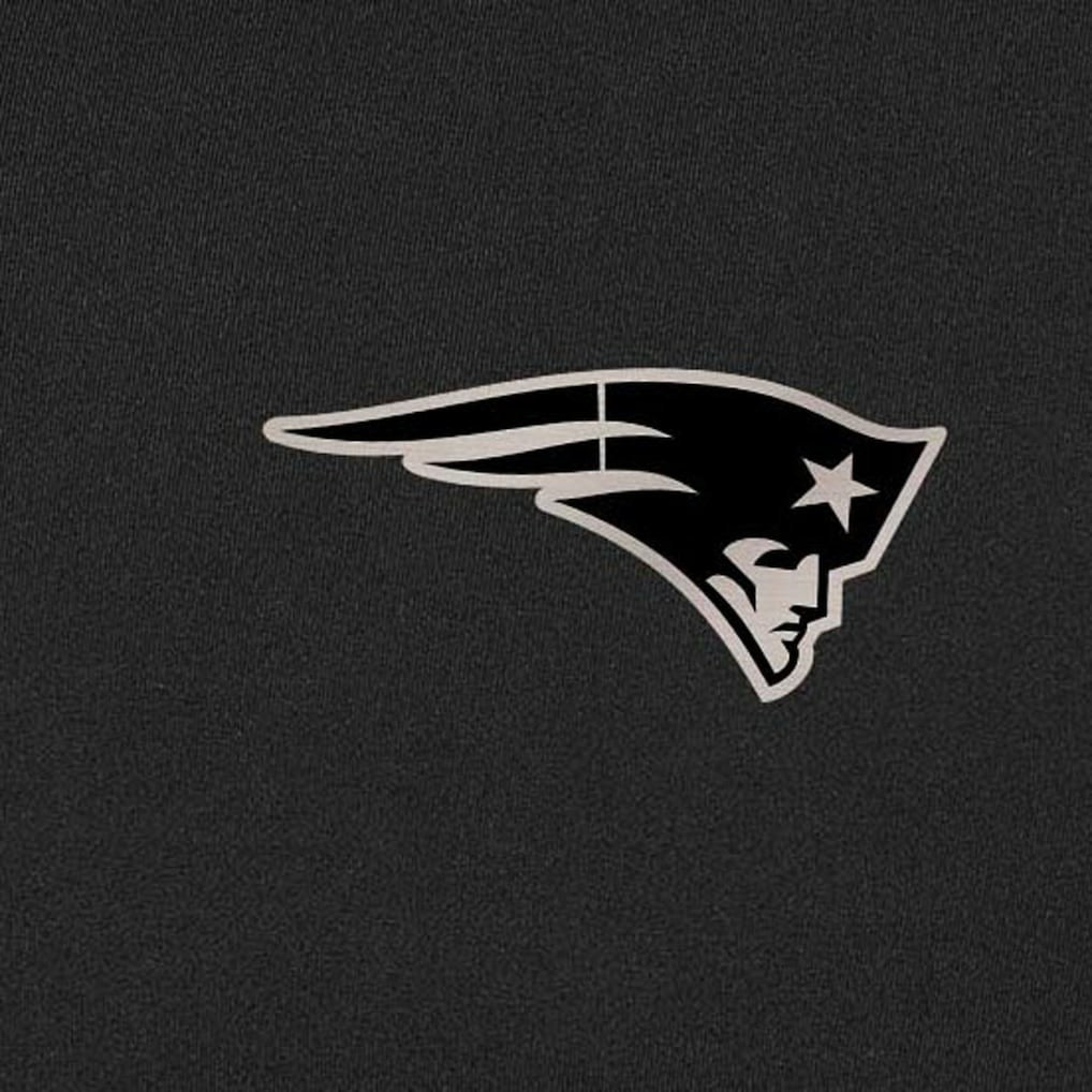 New England Patriots Antigua Content Quarter-Zip Pullover Top - Black - NFL
