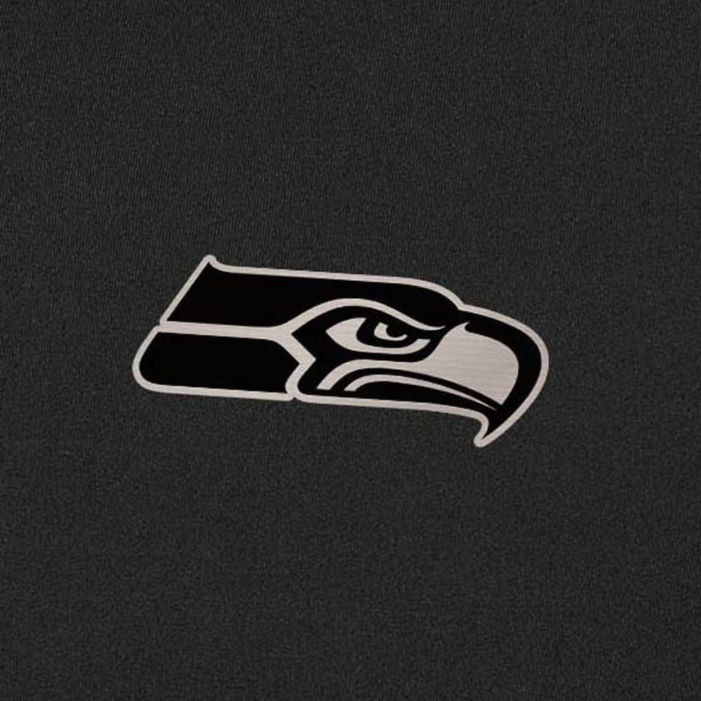 Seattle Seahawks Antigua Content Quarter-Zip Pullover Top - Black - NFL