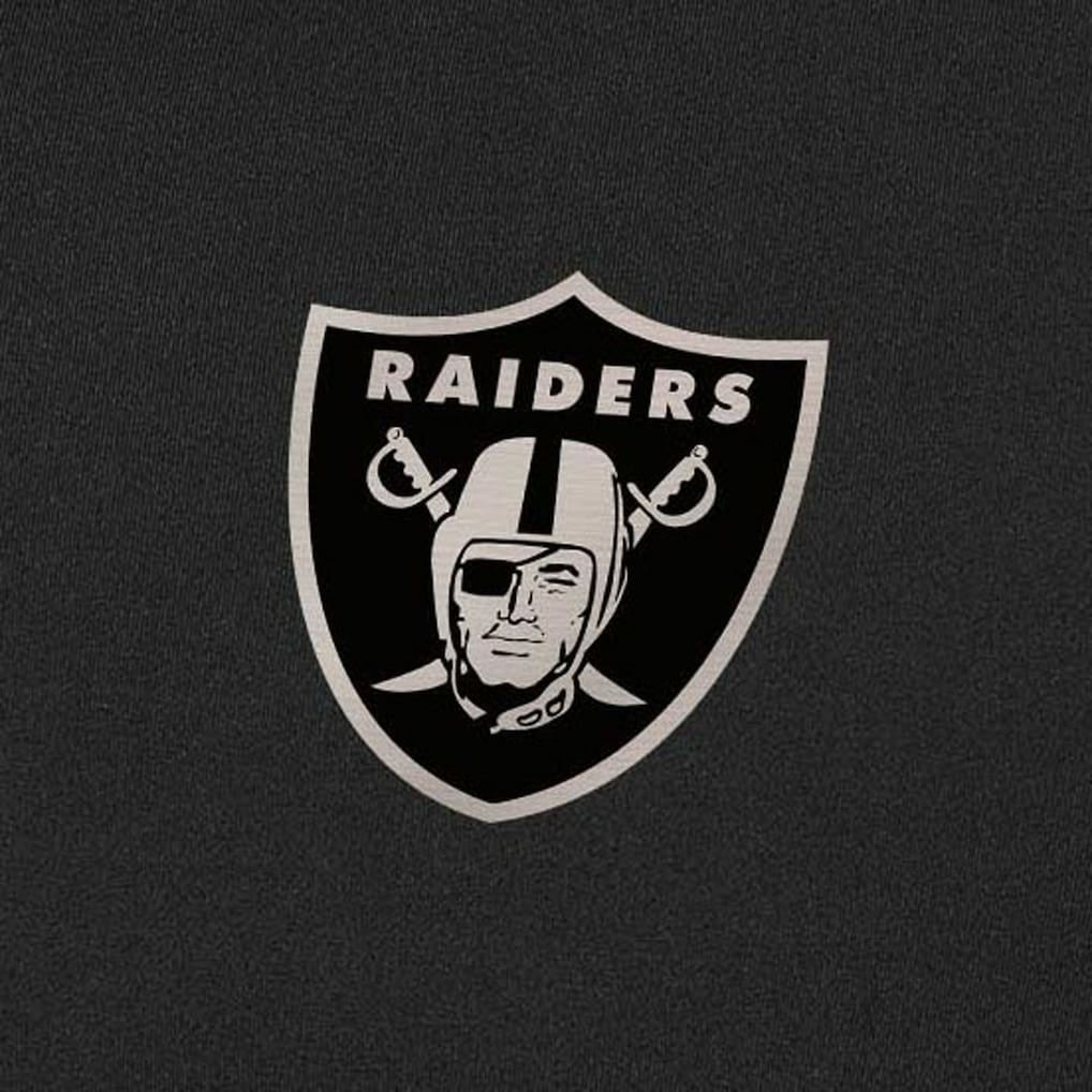 Las Vegas Raiders Antigua Content Quarter-Zip Pullover Top - Black - NFL