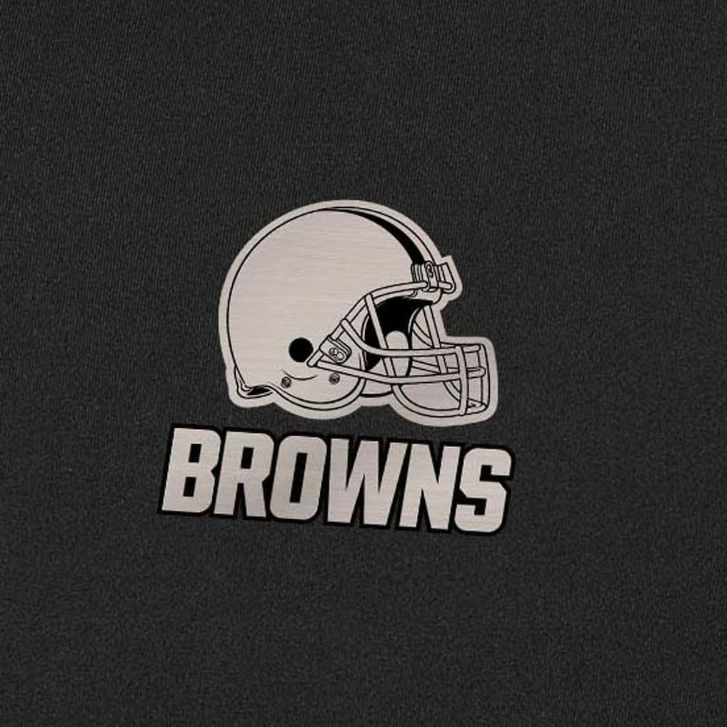 Cleveland Browns Antigua Content Quarter-Zip Pullover Top - Black - NFL