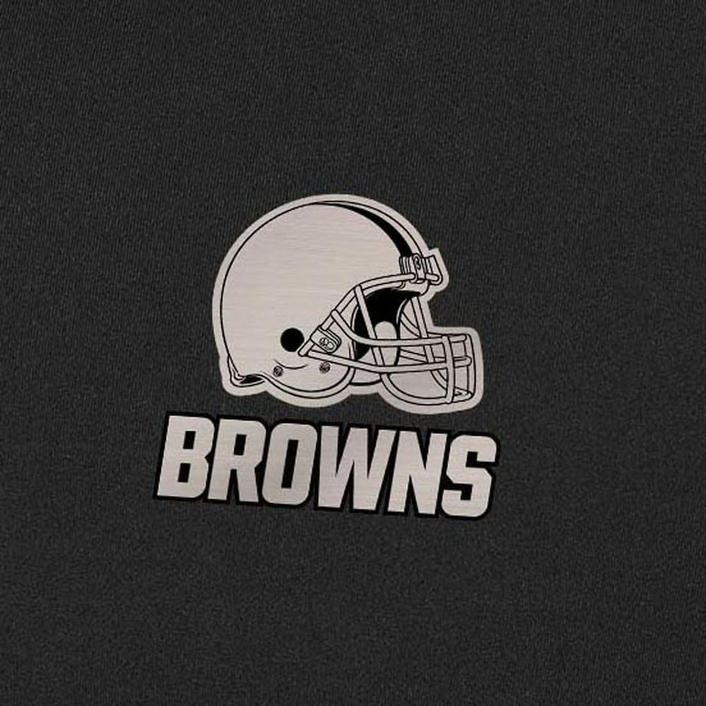 Cleveland Browns Antigua Content Quarter-Zip Pullover Top - Black - NFL