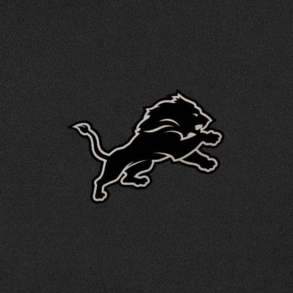 Detroit Lions Antigua Content Quarter-Zip Pullover Top - Black - NFL