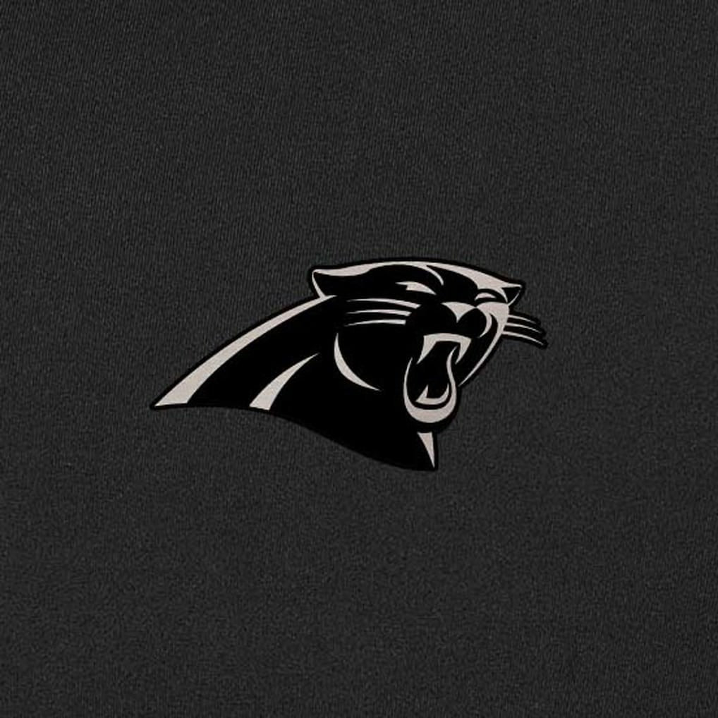Carolina Panthers Antigua Content Quarter-Zip Pullover Top - Black - NFL