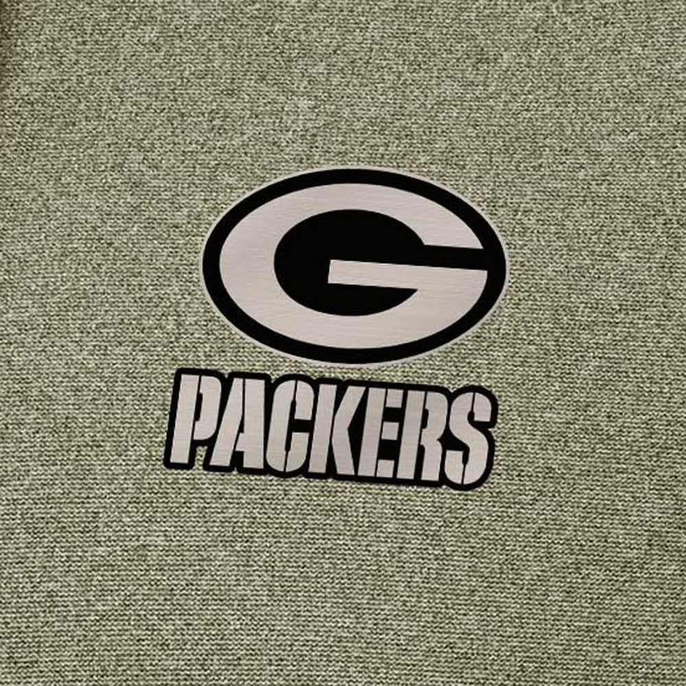 Green Bay Packers Antigua Effortless Full-Zip Hoodie Jacket - Olive - NFL
