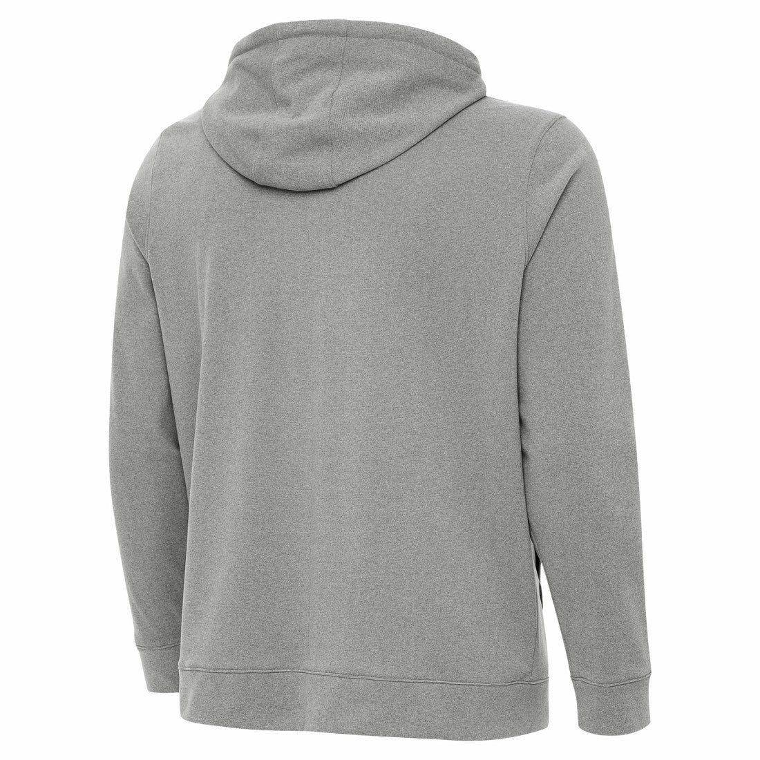 Houston Texans Antigua Effortless Full-Zip Hoodie Jacket - Heather Gray - NFL