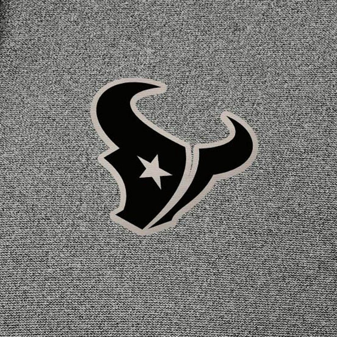Houston Texans Antigua Effortless Full-Zip Hoodie Jacket - Heather Black - NFL