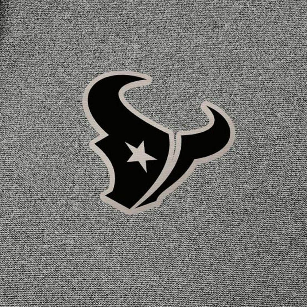 Houston Texans Antigua Effortless Full-Zip Hoodie Jacket - Heather Black - NFL