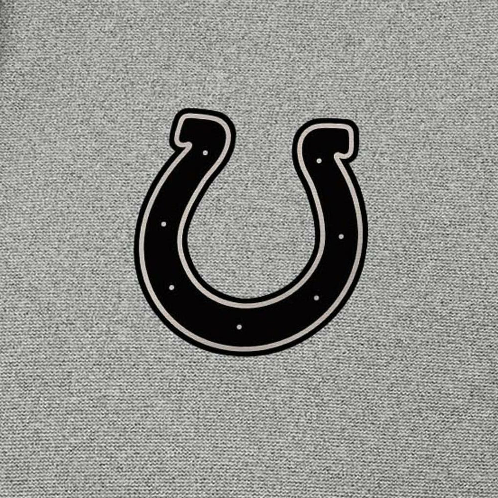 Indianapolis Colts Antigua Effortless Full-Zip Hoodie Jacket - Heather Gray - NFL