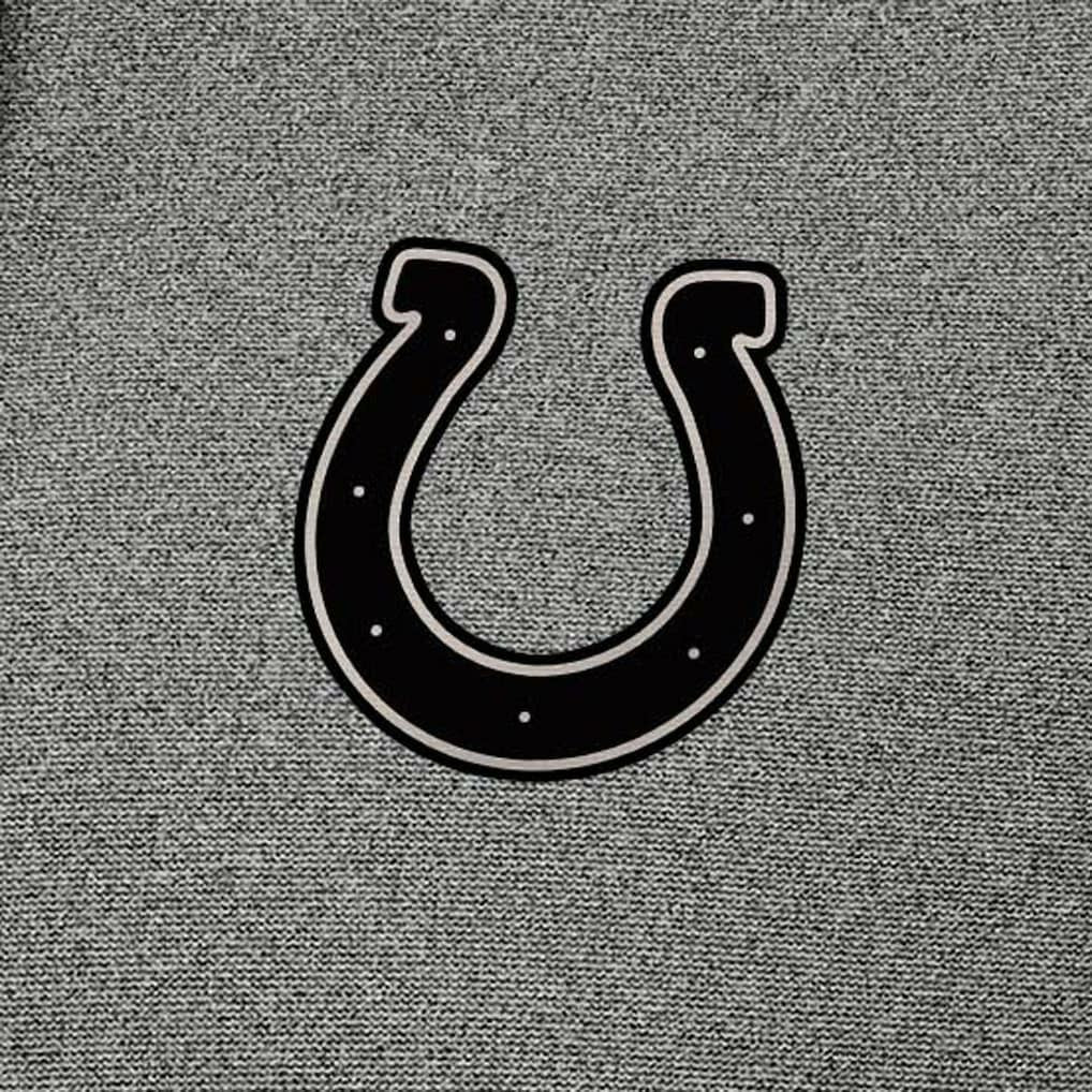 Indianapolis Colts Antigua Effortless Full-Zip Hoodie Jacket - Heather Black - NFL