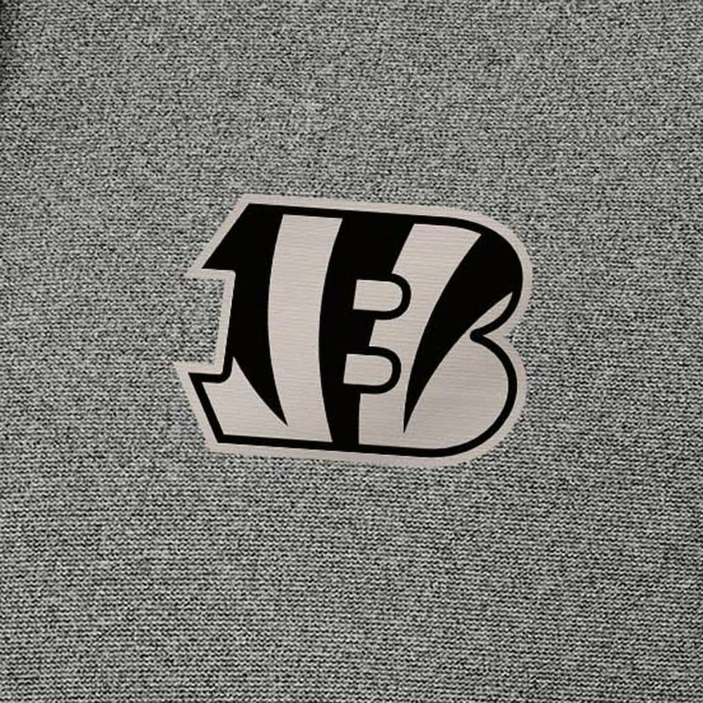 Cincinnati Bengals Antigua Effortless Full-Zip Hoodie Jacket - Heather Black - NFL