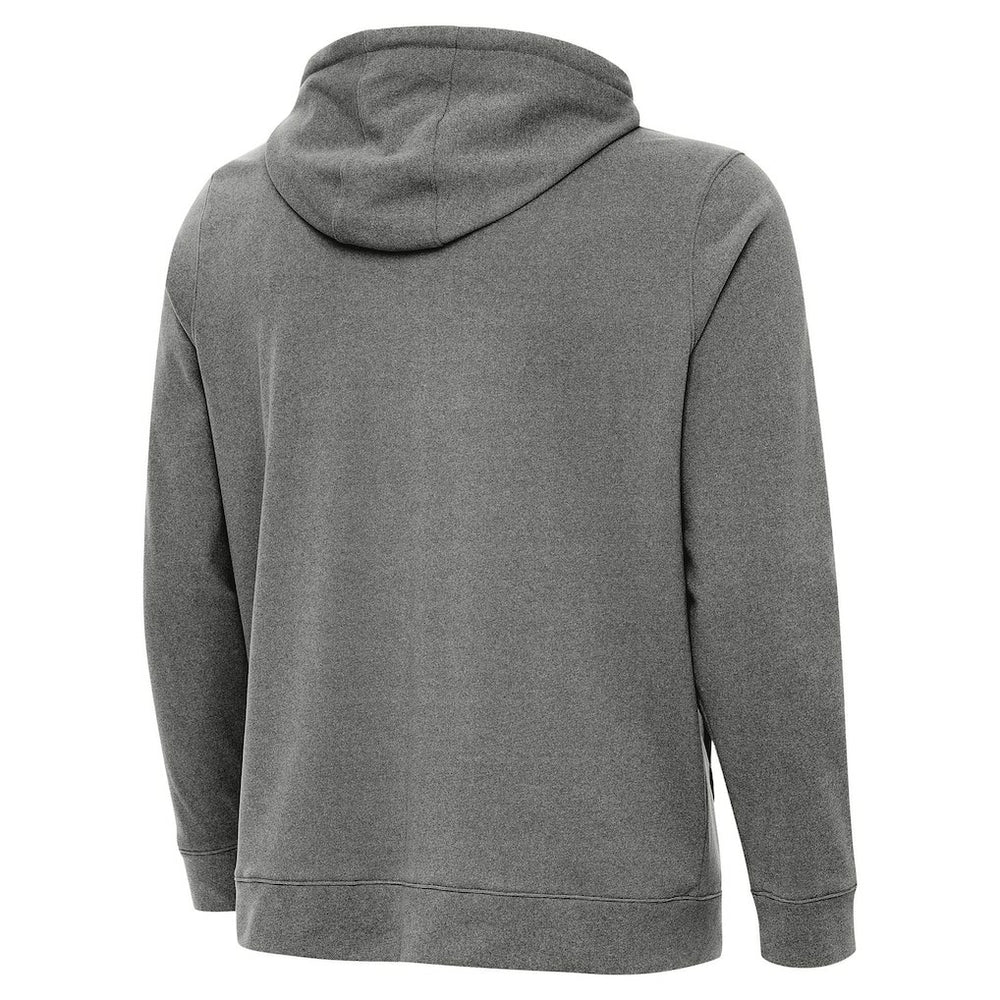 Minnesota Vikings Antigua Effortless Full-Zip Hoodie Jacket - Heather Black - NFL