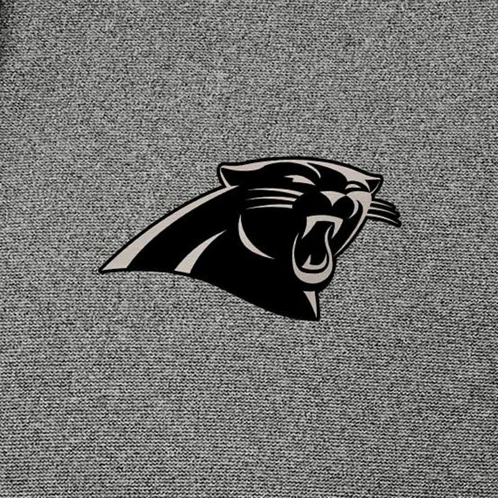 Carolina Panthers Antigua Effortless Full-Zip Hoodie Jacket - Heather Black - NFL