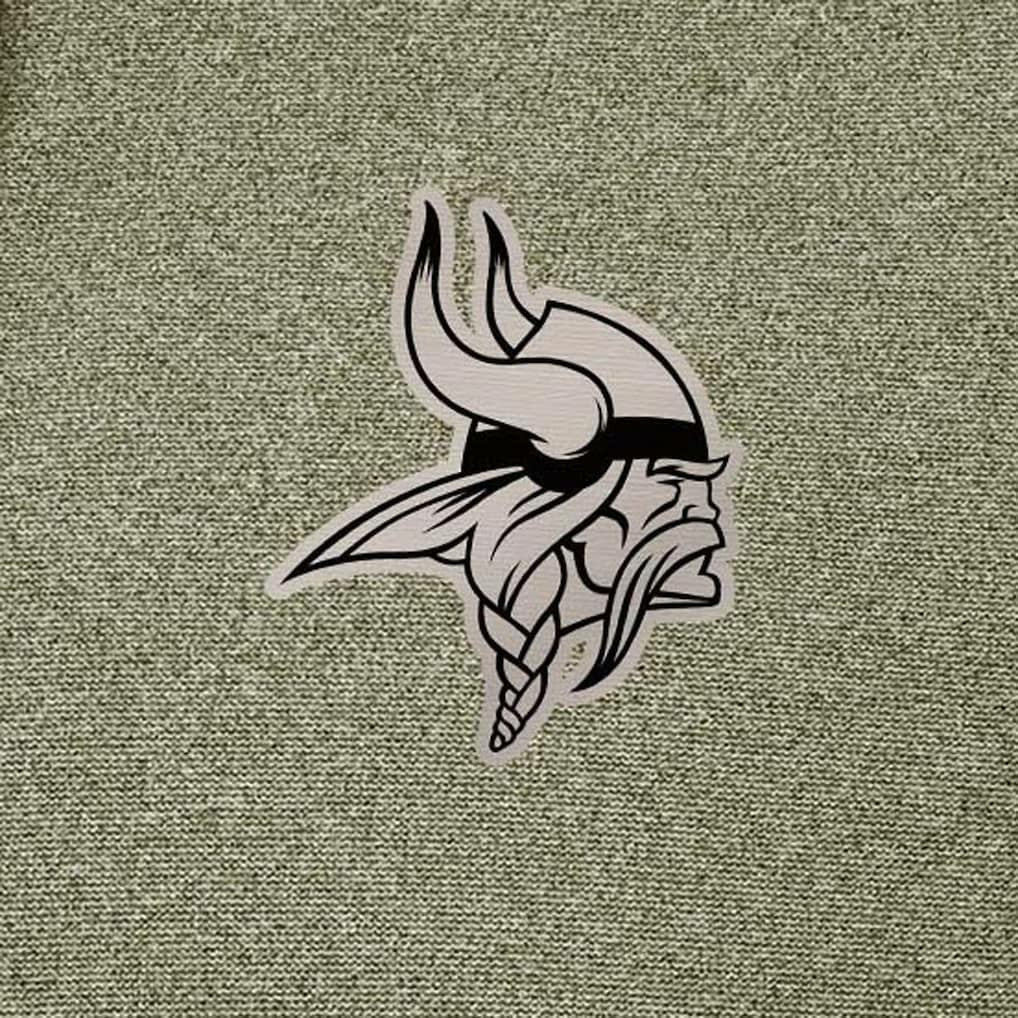 Minnesota Vikings Antigua Effortless Full-Zip Hoodie Jacket - Olive - NFL