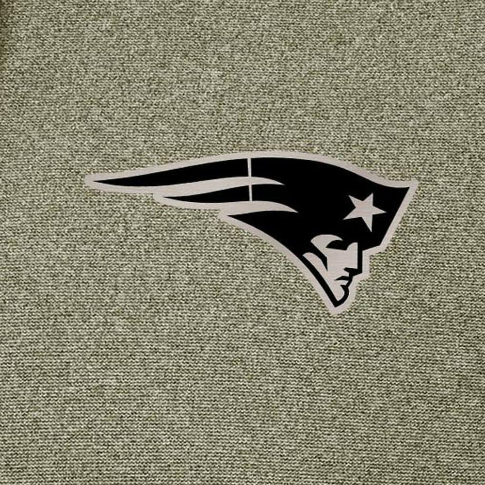 New England Patriots Antigua Effortless Full-Zip Hoodie Jacket - Olive - NFL