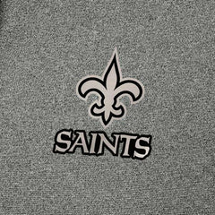 New Orleans Saints Antigua Effortless Full-Zip Hoodie Jacket - Heather Black - NFL