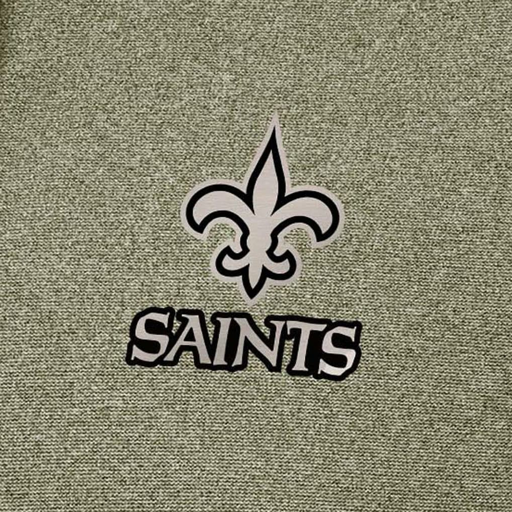 New Orleans Saints Antigua Effortless Full-Zip Hoodie Jacket - Olive - NFL