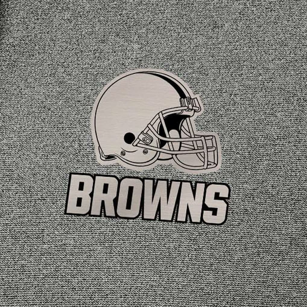 Cleveland Browns Antigua Effortless Full-Zip Hoodie Jacket - Heather Black - NFL