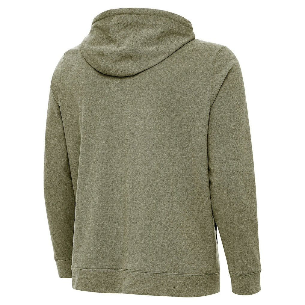 Cleveland Browns Antigua Effortless Full-Zip Hoodie Jacket - Olive - NFL