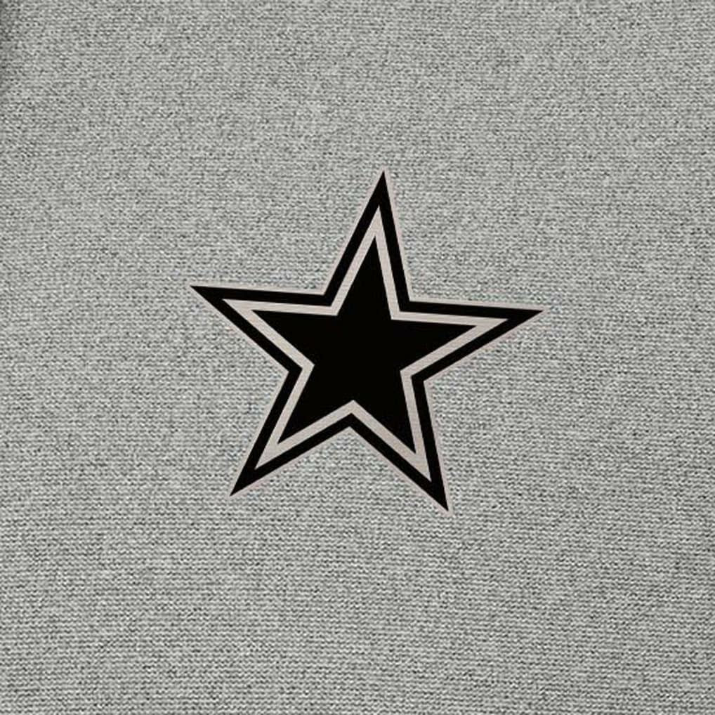 Dallas Cowboys Antigua Effortless Full-Zip Hoodie Jacket - Heather Gray - NFL
