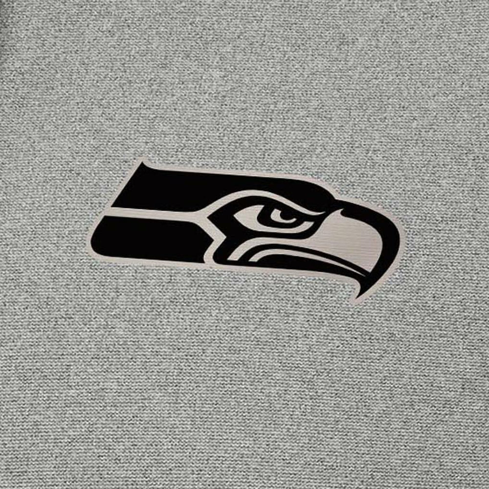 Seattle Seahawks Antigua Effortless Full-Zip Hoodie Jacket - Heather Gray - NFL
