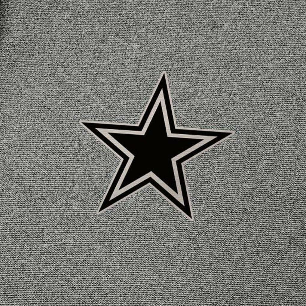 Dallas Cowboys Antigua Effortless Full-Zip Hoodie Jacket - Heather Black - NFL
