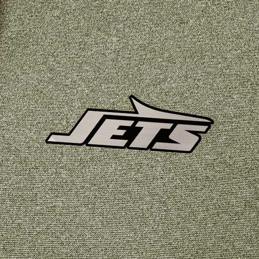 New York Jets Antigua Effortless Full-Zip Hoodie Jacket - Olive - NFL