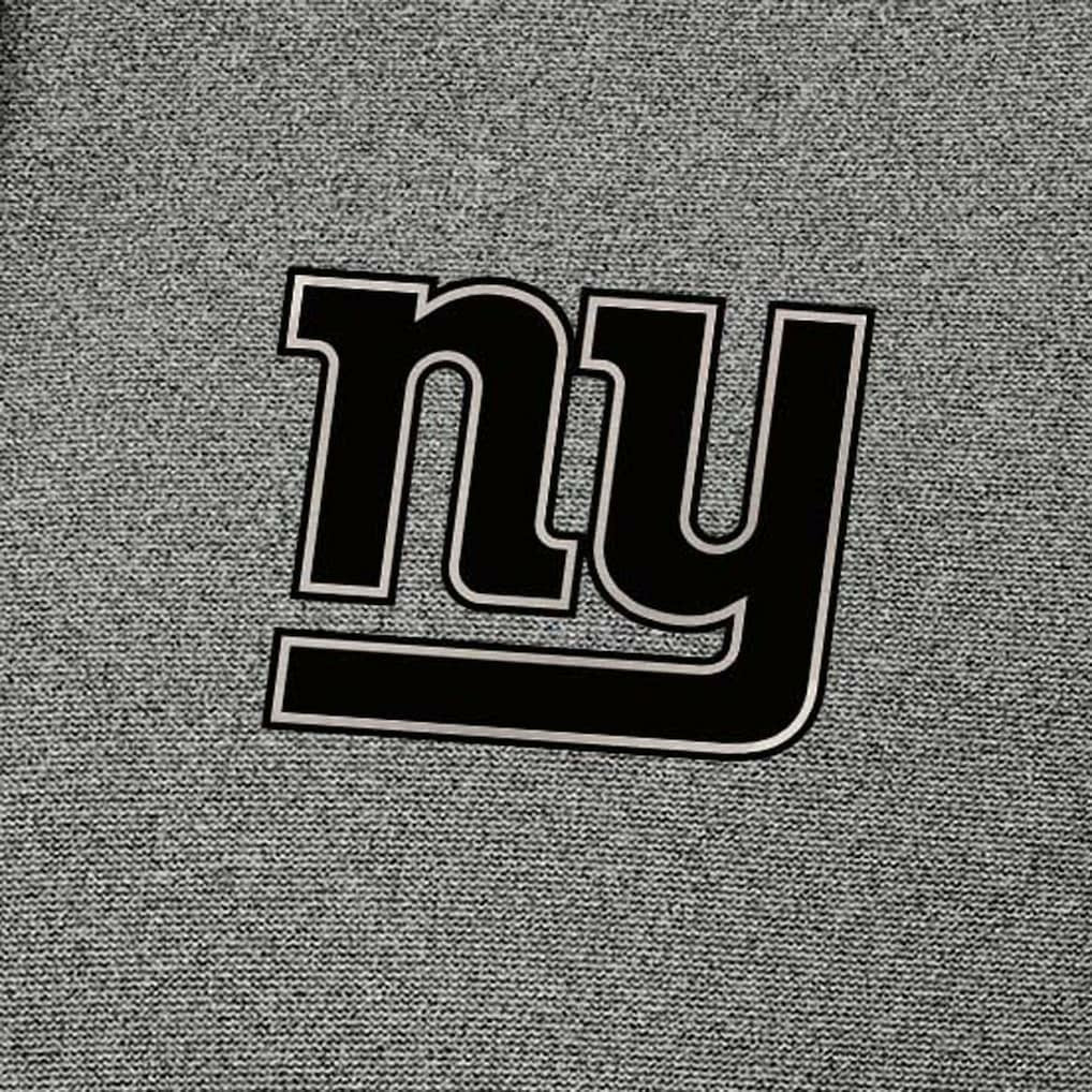 New York Giants Antigua Effortless Full-Zip Hoodie Jacket - Heather Black - NFL