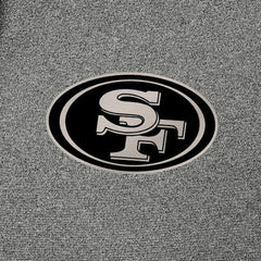 San Francisco 49ers Antigua Effortless Full-Zip Hoodie Jacket - Heather Black - NFL