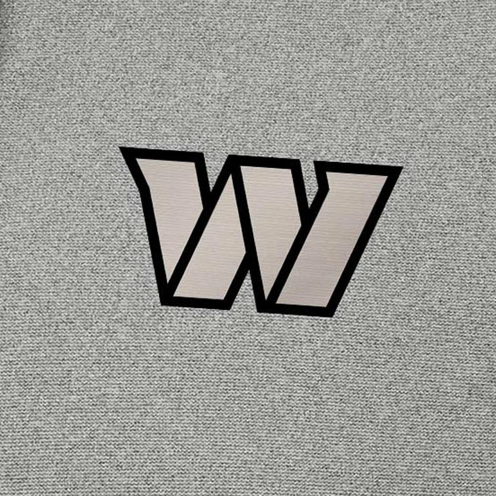 Washington Commanders Antigua Effortless Full-Zip Hoodie Jacket - Heather Gray - NFL