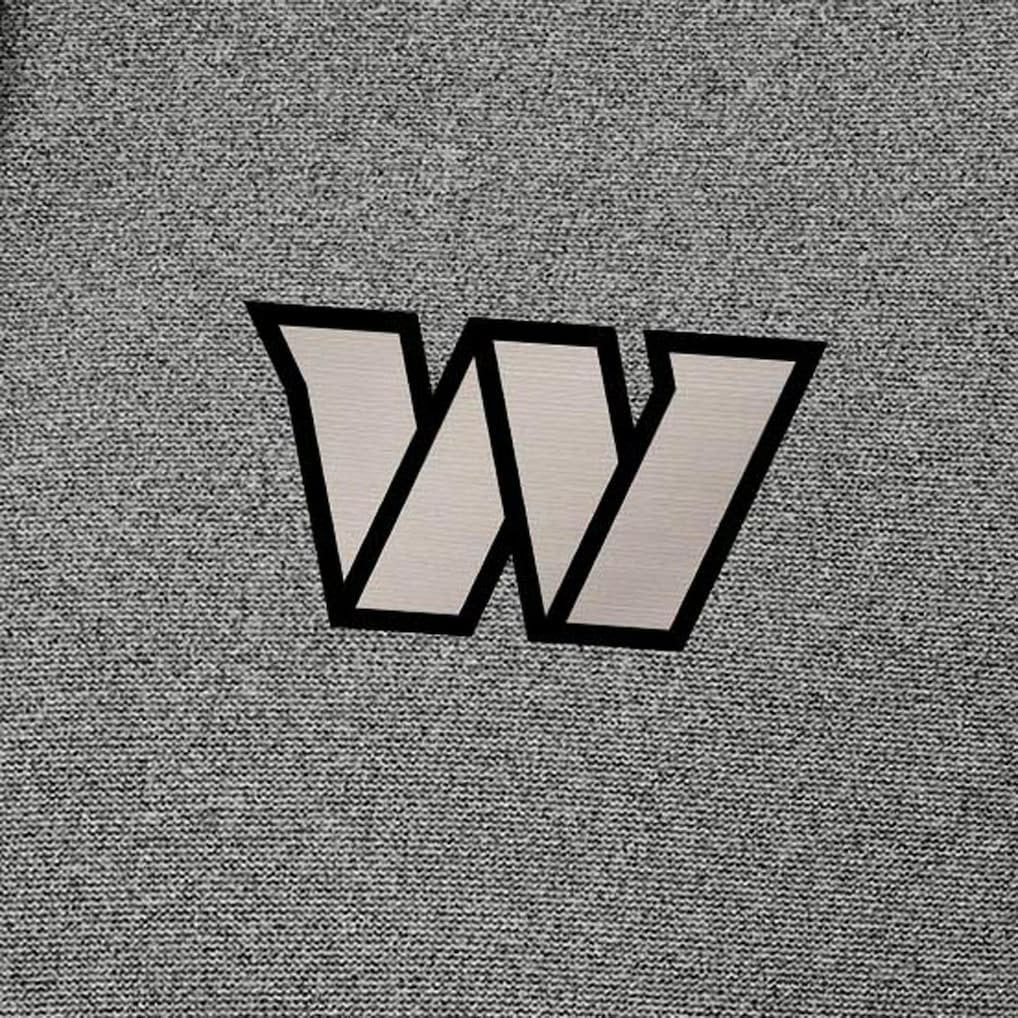 Washington Commanders Antigua Effortless Full-Zip Hoodie Jacket - Heather Black - NFL