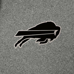 Buffalo Bills Antigua Effortless Full-Zip Hoodie Jacket - Heather Black - NFL