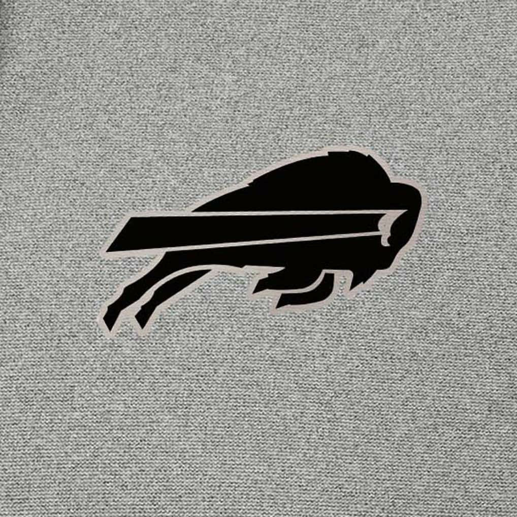 Buffalo Bills Antigua Effortless Full-Zip Hoodie Jacket - Heather Gray - NFL