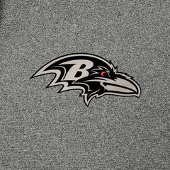 Baltimore Ravens Antigua Effortless Full-Zip Hoodie Jacket - Heather Black - NFL