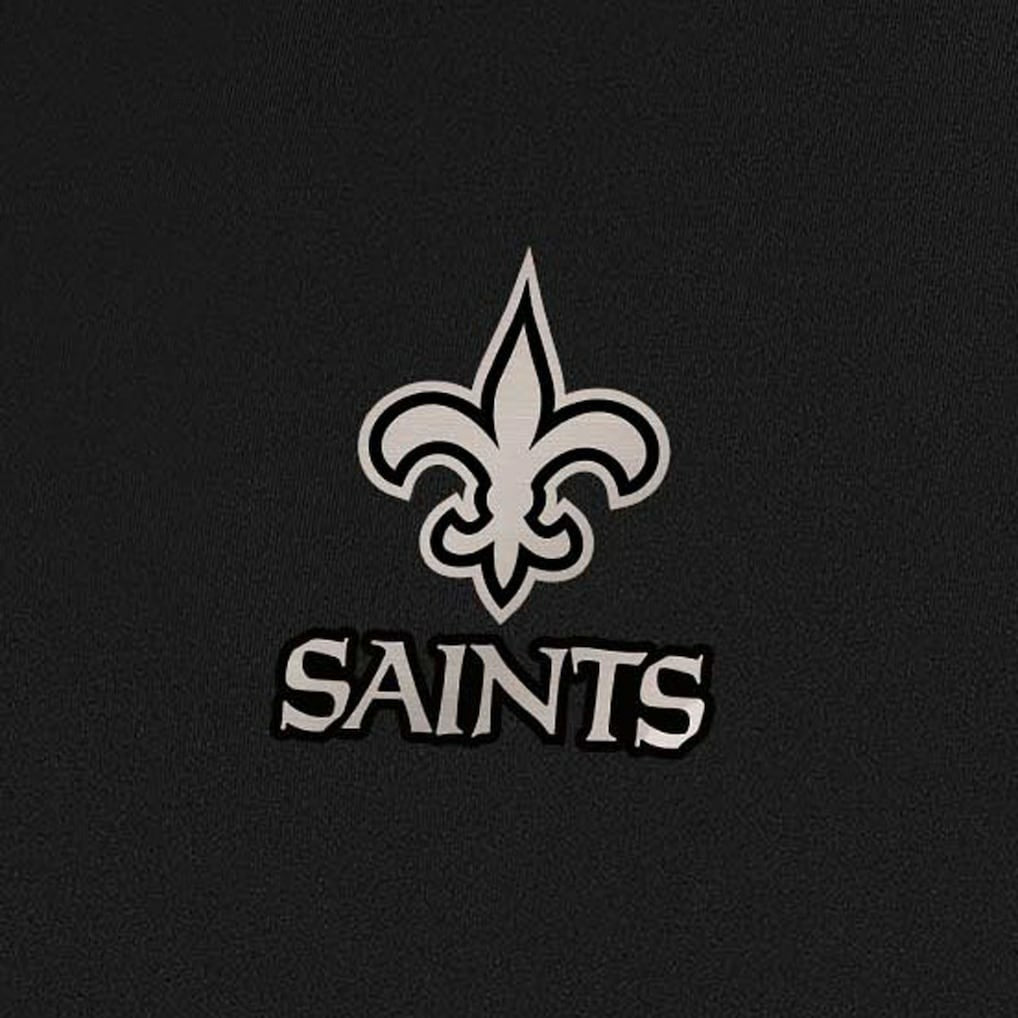 New Orleans Saints Antigua Insider Quarter-Zip Jacket - Black - NFL