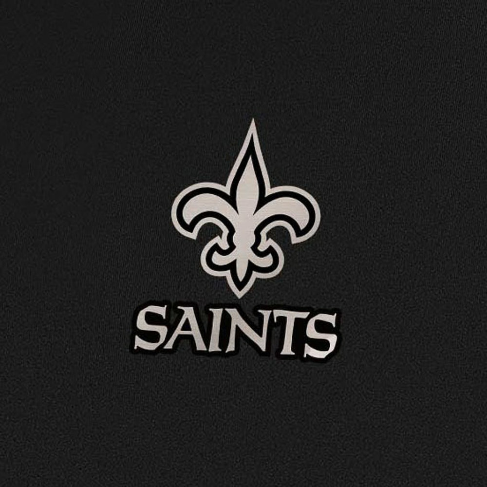 New Orleans Saints Antigua Insider Quarter-Zip Jacket - Black - NFL