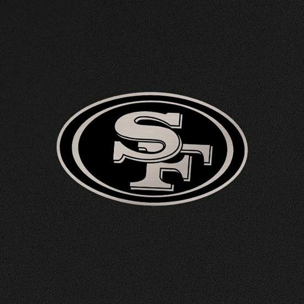 San Francisco 49ers Antigua Insider Quarter-Zip Jacket - Black - NFL