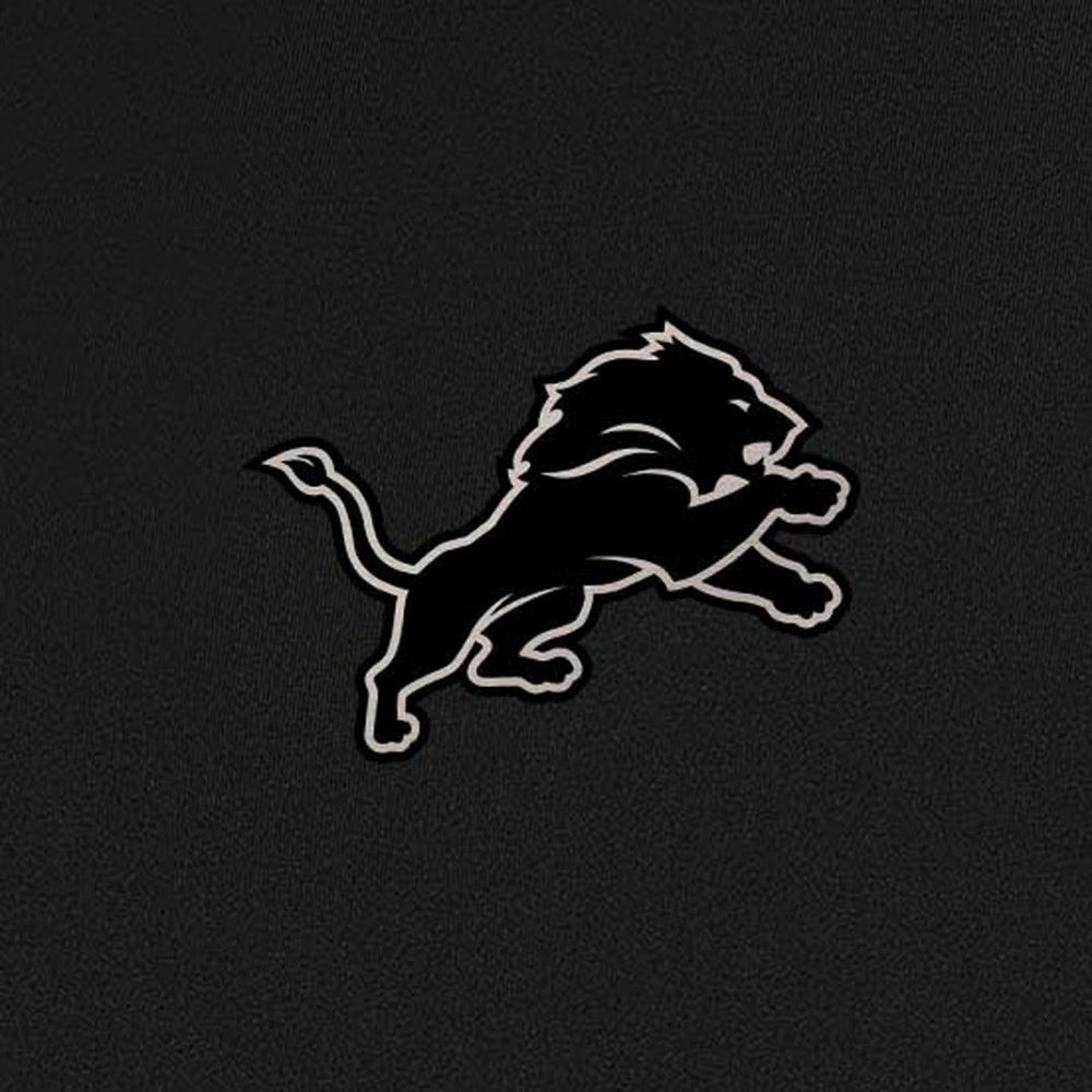 Detroit Lions Antigua Insider Quarter-Zip Jacket - Black - NFL