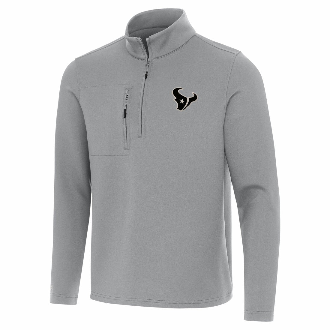 Houston Texans Antigua Insider Quarter-Zip Jacket - Gray - NFL