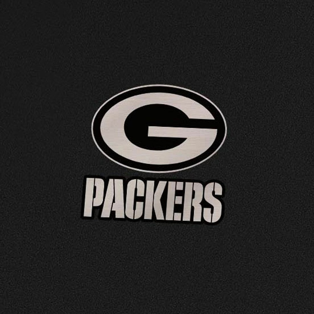 Green Bay Packers Antigua Insider Quarter-Zip Jacket - Black - NFL