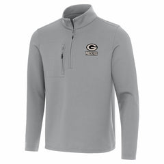 Green Bay Packers Antigua Insider Quarter-Zip Jacket - Gray - NFL