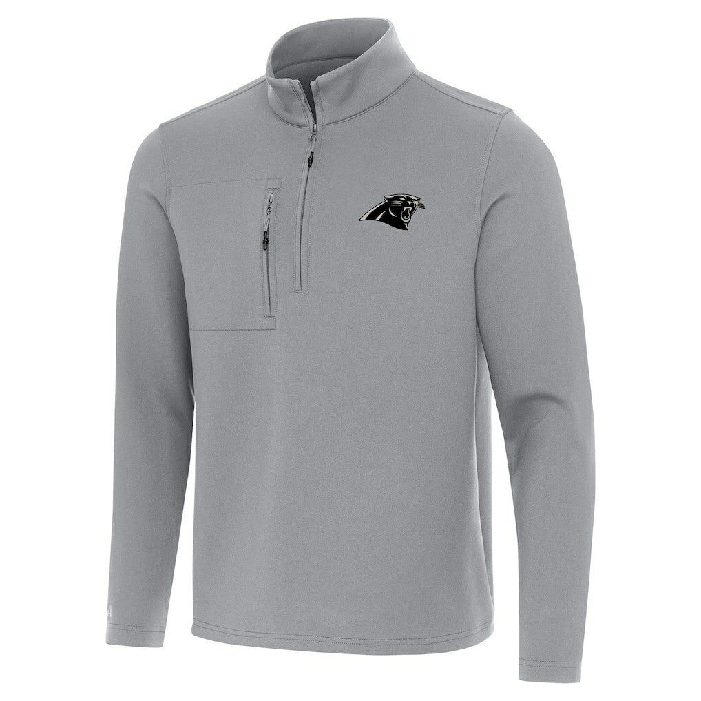 Carolina Panthers Antigua Insider Quarter-Zip Jacket - Gray - NFL
