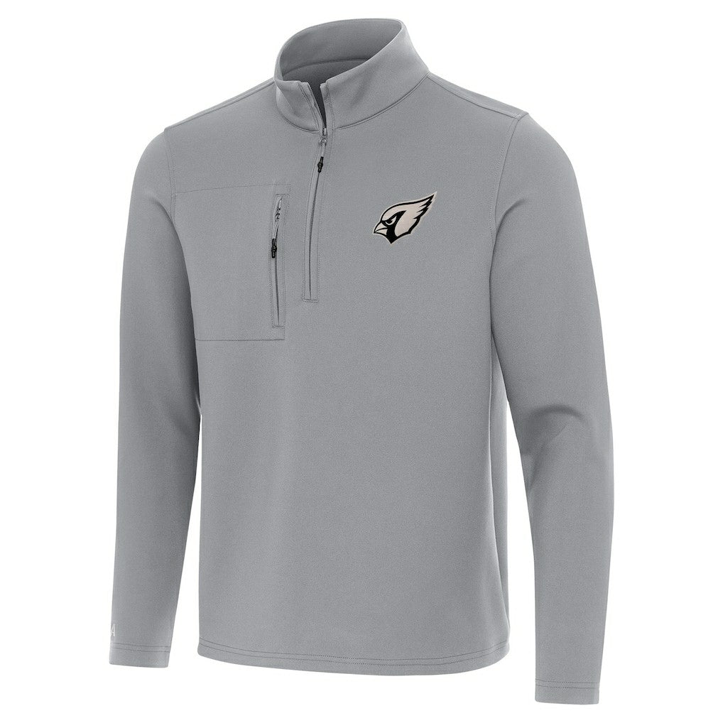 Arizona Cardinals Antigua Insider Quarter-Zip Jacket - Gray - NFL
