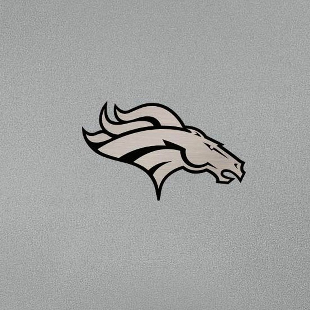 Denver Broncos Antigua Reprocess Quarter-Zip Top - Gray - NFL