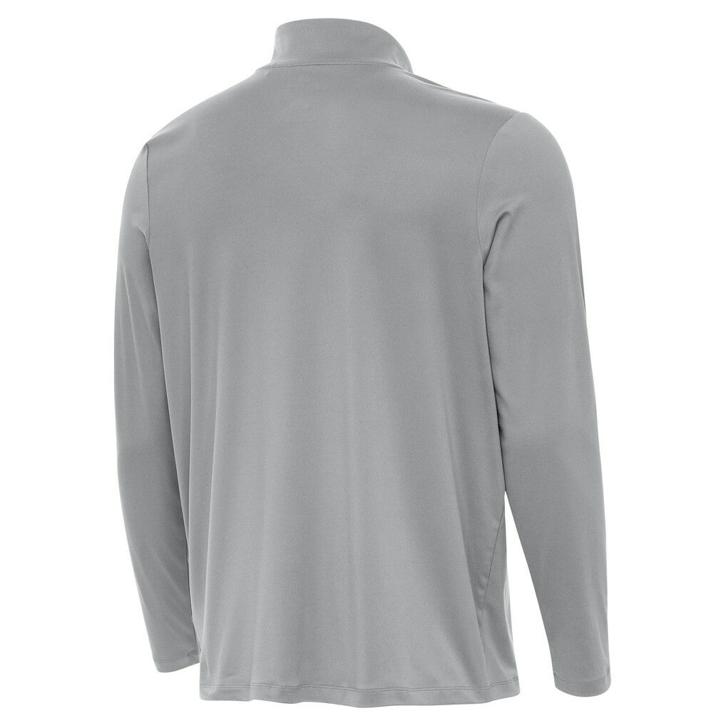 Green Bay Packers Antigua Reprocess Quarter-Zip Top - Gray - NFL