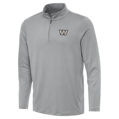 Washington Commanders Antigua Reprocess Quarter-Zip Top - Gray - NFL