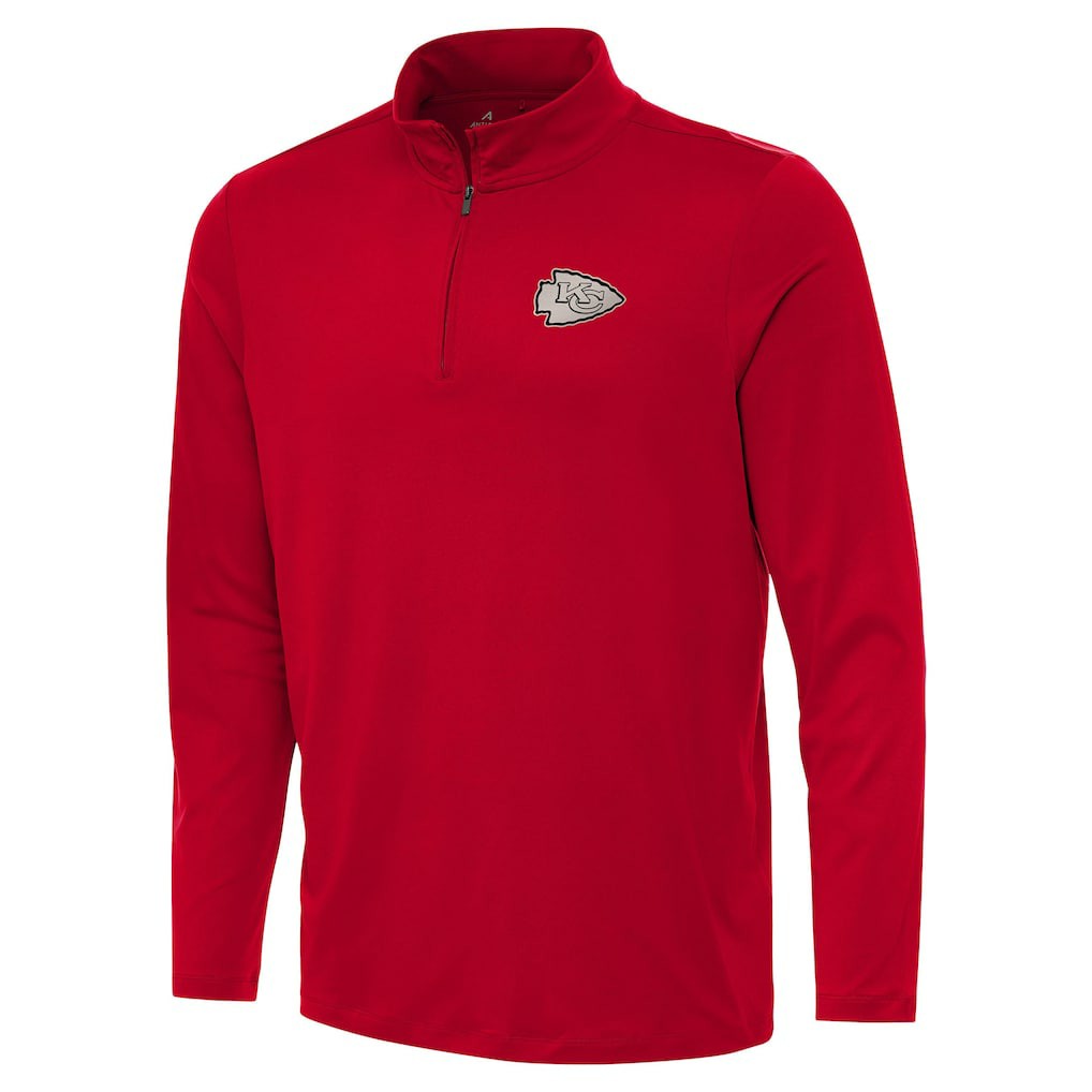Kansas City Chiefs Antigua Reprocess Quarter-Zip Top - Red - NFL
