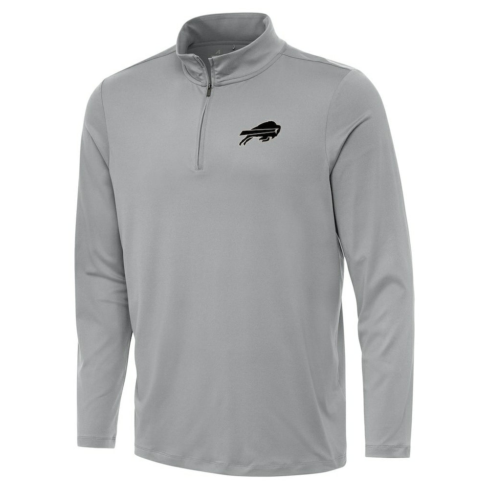 Buffalo Bills Antigua Reprocess Quarter-Zip Top - Gray - NFL