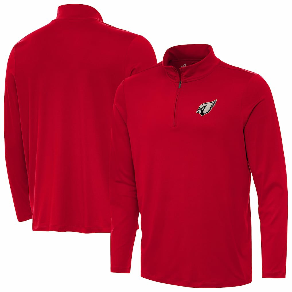Arizona Cardinals Antigua Reprocess Quarter-Zip Top - Cardinal - NFL