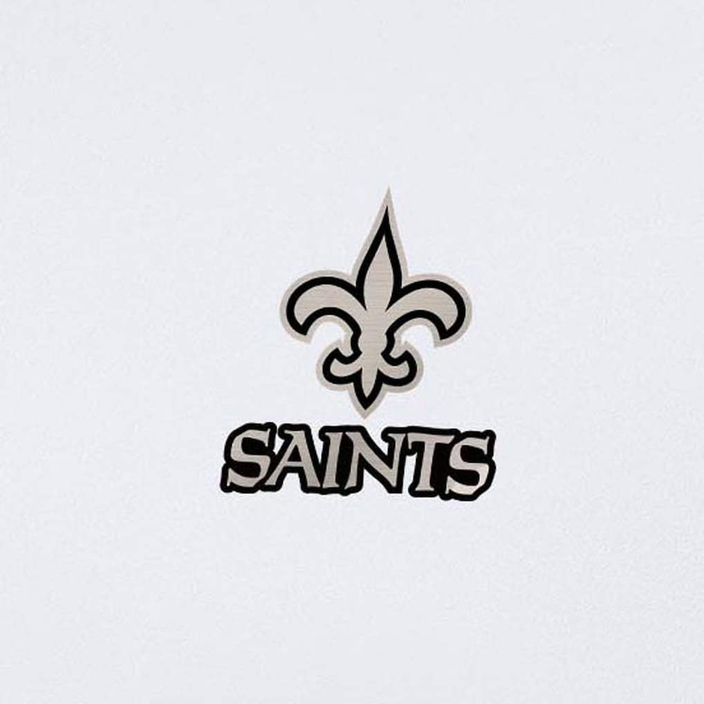 New Orleans Saints Antigua Reprocess Quarter-Zip Top - White - NFL
